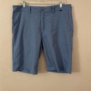 New without tagTravis Mathew BECK Polyester Spandex Shorts (Men's Size 34 Blue